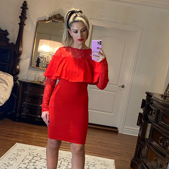 ASOS red dress ♥️